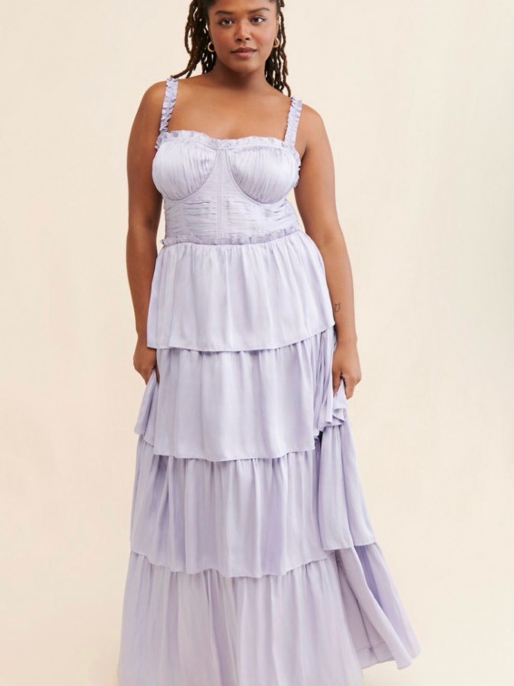 ASTR The Label Tempany Tiered Maxi Dress
- Medium